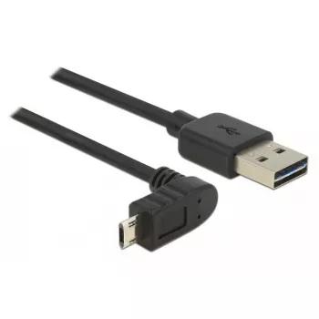 USB-Kabel DeLOCK 83856 USB 2.0 2m USB A Micro-USB B Schwarz