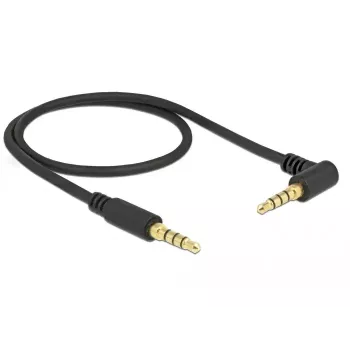 Audiokabel DeLOCK 85607 0,5 m 3,5 mm schwarz