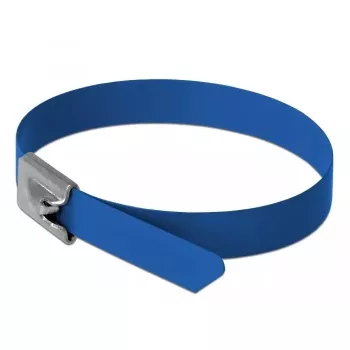 Kabelbinder DeLOCK 18799 Stahl Blau 10 Stück