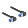 Netzwerkkabel DeLOCK RJ45 Cat.6A S/FTP 2m Schwarz