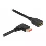 DisplayPort-Verlängerungskabel DeLOCK 87077 1m 8K 60Hz rechtwinklig