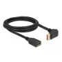 DisplayPort Verlängerungskabel DeLOCK 90° nach oben abgewinkelt 8K 60 Hz 2 m