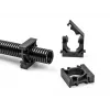 Delock 60482 Kabelhalter mit Verschlussclip, 13 mm, 8 Stück, Schwarz
