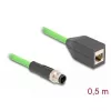 DeLOCK Industrie-Netzwerkzubehör 60571 Kabellänge 0,5 m Zertifizierung UL 94