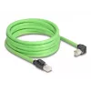 Netzwerkkabel DeLOCK 80897 RJ-45 Cat6a 5 m Schwarz Grün