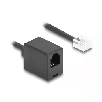 Telefonkabel DeLOCK 90232 3 m Schwarz RJ-11