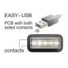 USB-Kabel DeLOCK 84806 USB 2.0 0,5 m USB A Micro-USB B Weiß