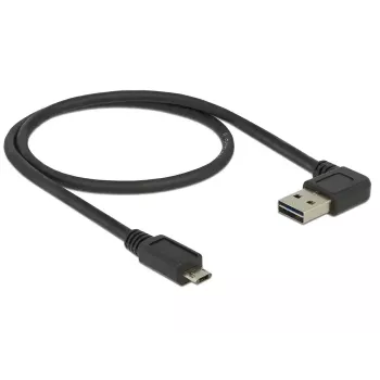 USB-Kabel DeLOCK 0,5m USB2.0-A USB2.0 Micro-B