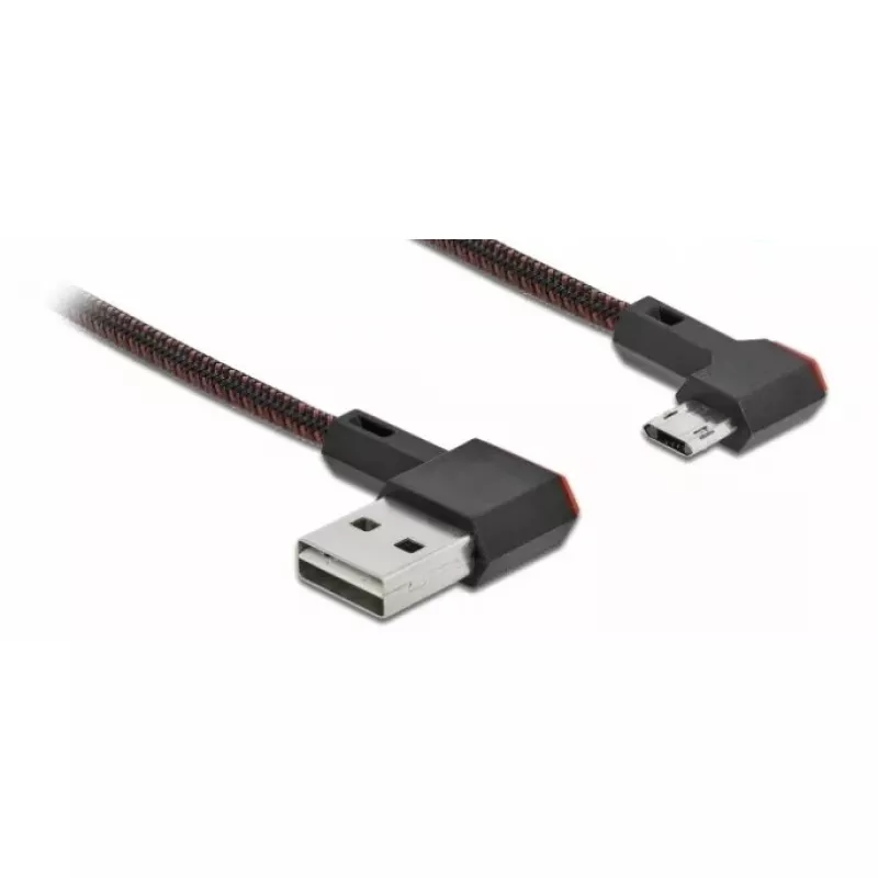 DeLOCK EASY-USB 2.0 Kabel Typ-A auf Micro-B Stecker 1m Schwarz