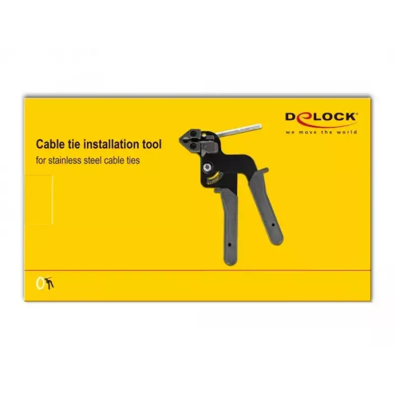DeLOCK 86772 Kabelbinder-Installationswerkzeug für Edelstahl-Kabelbinder