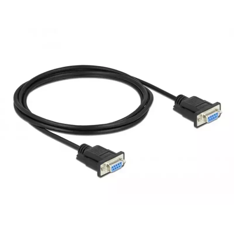 Serielles Kabel DeLOCK 87785 Schwarz 2m DB-9