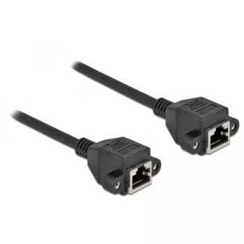 Netzwerk-Verlängerungskabel DeLOCK Cat.6A 3m Schwarz