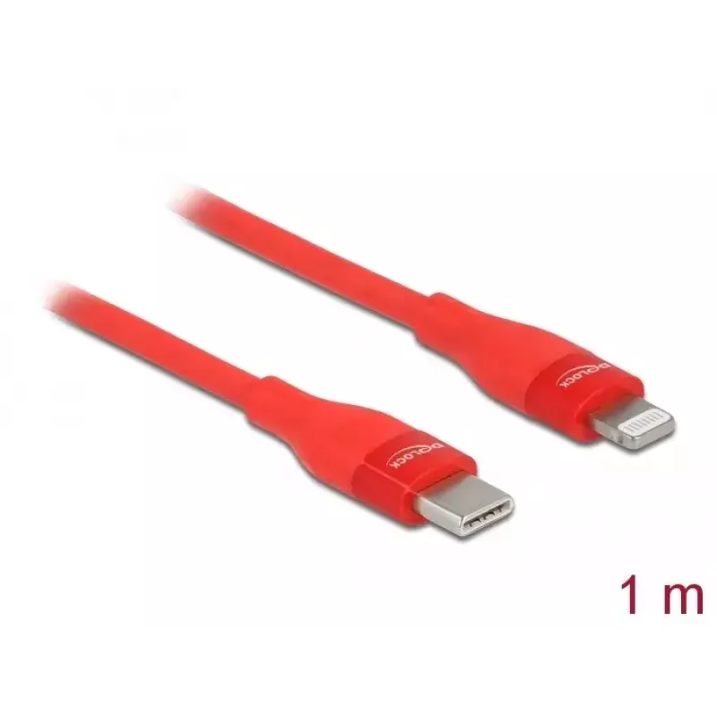 Daten- und Ladekabel USB Type-C auf Lightning DeLOCK 86634