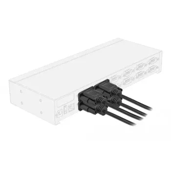 Serielles Kabel DeLOCK 87784 Schwarz 5m DB-9