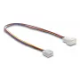 DeLOCK 90871 Lüfterverlängerungskabel PWM 4 Pin, Stecker auf Buchse, Steckerlänge 13 mm, 30 cm