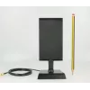 Delock 88992 LTE-Antenne, SMA, 2-4 dBi, omnidirektional, Magnetfuß, ULA 100 1 m Kabel, Schwarz