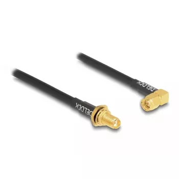 Koaxialkabel DeLOCK 12110 0,3 m SMA Schwarz