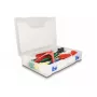 DeLOCK Kabelbinder-Sortimentsbox mit Kabelbinderzange, 600 Stück, Mehrfarbig