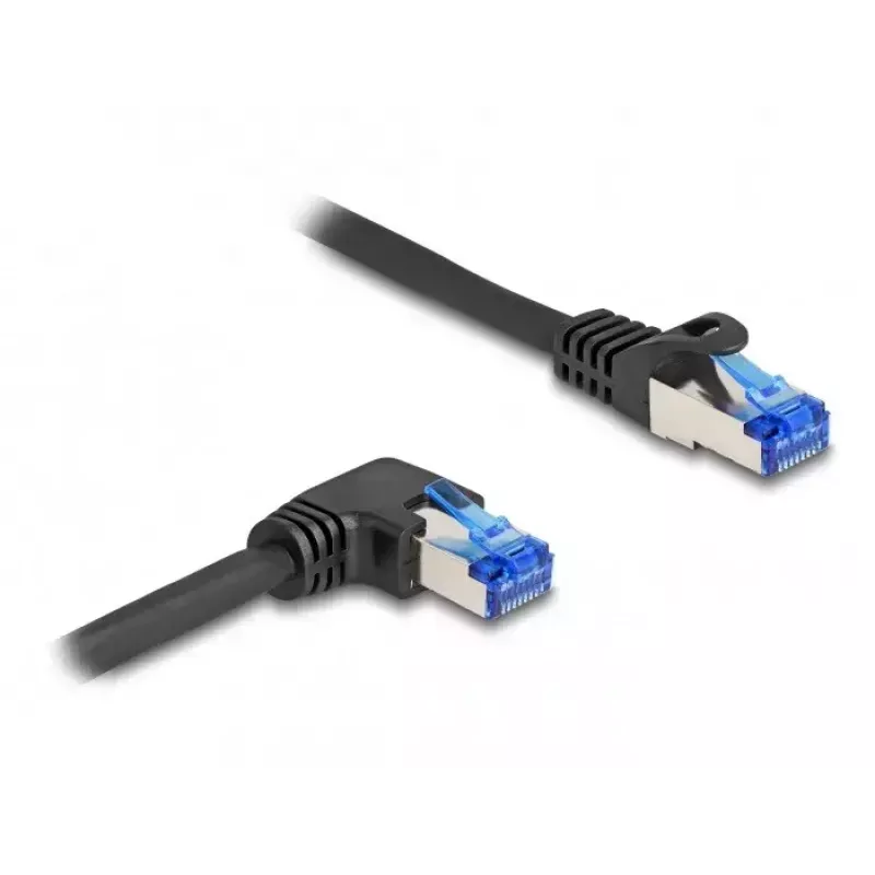 Netzwerkkabel DeLOCK RJ45 Cat.6A S/FTP 2m Schwarz
