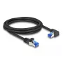 Netzwerkkabel DeLOCK RJ45 Cat.6A S/FTP 2m Schwarz