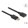 DisplayPort-Verlängerungskabel DeLOCK 8K 60 Hz 1 m