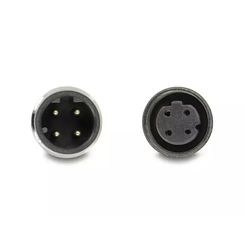 Netzwerkkabel DeLOCK M12-Kabel D-kodiert 4-polig Stecker auf Buchse Cat5e 2 m Schwarz