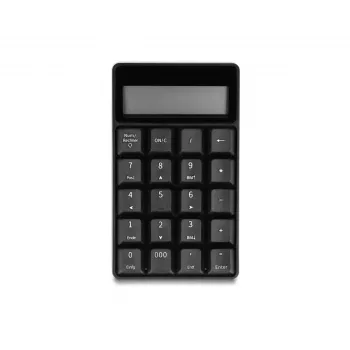 Numerische Tastatur DeLOCK 12113 USB Schwarz 20 Tasten Universal