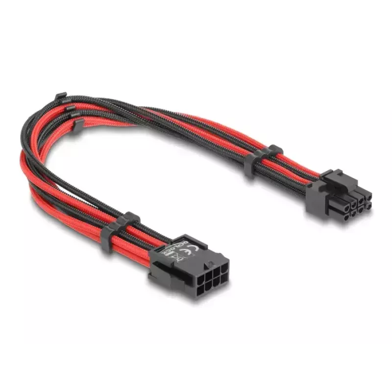 Internes Stromkabel DELOCK 80975 — 8-polig auf PCI-E 6+2-polig, 0,3 m