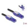 Netzwerkkabel DeLOCK 80928 RJ-45 Cat6 3 m Schwarz Violett