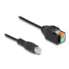 DeLOCK RCA-Stecker auf Klemmleisten-Adapter 15 cm 2-polig