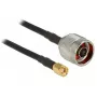 Koaxialkabel DeLOCK 88940 2m RP-SMA Schwarz