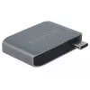 DeLOCK 63965 USB-C Audio-Adapter, 3,5-mm-Klinkenbuchse + USB-A, Anthrazit