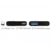 DeLOCK 63965 USB-C Audio-Adapter, 3,5-mm-Klinkenbuchse + USB-A, Anthrazit