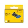 USB-Adapter DeLOCK 41981 Typ-E Key A Stiftleiste Buchse auf interne Key A Buchse