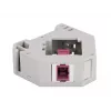 Delock 87182 DIN-Schienen-Keystone-Modul SC Simplex Adapter, Violett