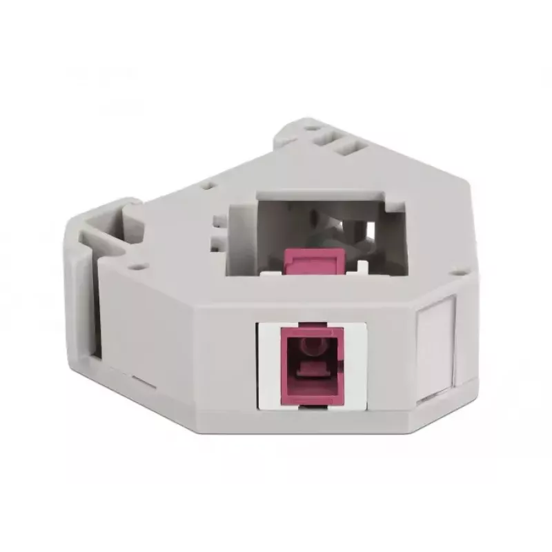 Delock 87182 DIN-Schienen-Keystone-Modul SC Simplex Adapter, Violett