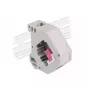 Delock 87182 DIN-Schienen-Keystone-Modul SC Simplex Adapter, Violett