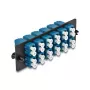 DeLOCK Fiber Optic Adapter Panel LC Duplex UPC 12 Port blau