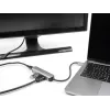 DeLOCK USB-Typ-C-Adapter auf HDMI 4K 60 Hz USB Typ-A USB Typ-C PD 92 W
