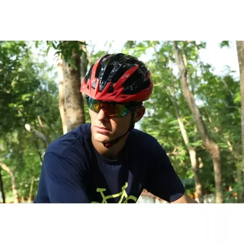 Livall MT1 Neo MTB Bluetooth Fahrradhelm, 58-62 cm, LED/SOS/Intercom, Rot (MT1NEO-L-RED)