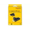 DeLOCK 64059 3-in-1 Monitor-Adapter, HDMI / DisplayPort / mini DisplayPort Eingang zu HDMI Ausgang, 4K 60 Hz, Schwarz