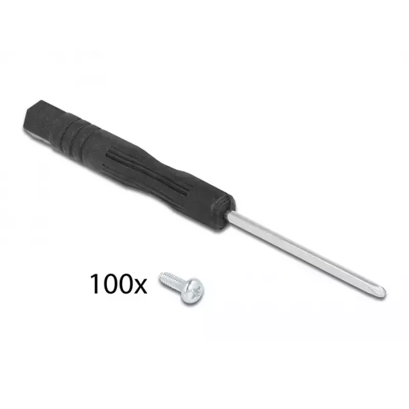 DeLOCK 66816 Montageset für LWL-Adapter (SC, LC, ST), 100 Stück