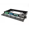 DeLOCK Glasfaser-Adapterpanel LC Duplex OM4 12 Port Aqua
