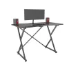 Techly Gaming Desk für PC mit abgeschrägter ergonomischer Kante Schwarz