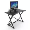 Techly Gaming Desk für PC mit abgeschrägter ergonomischer Kante Schwarz