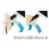 USB-Kabel DeLOCK 83848 USB 2.0 1m USB A Micro-USB B Schwarz