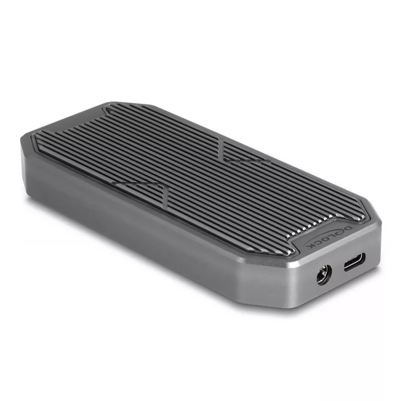 SSD-Gehäuse DeLOCK 42015 Grau M.2 20 Gbit/s USB Typ-C