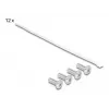 Patchpanel DeLOCK 66874 1U Schwarz Metall Rack-Kapazität 1U