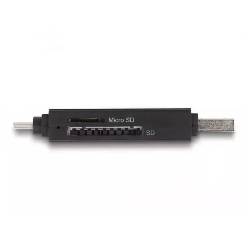 Card Reader DeLOCK 91004 USB 3.2 Gen 1 Type-A Type-C Schwarz
