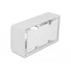 Delock 81333 Easy 45 Aufputzgehäuse für 4 Module, Weiß, 152 × 82 mm